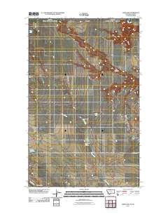Laird Lake 2011 topographic map thumbnail
