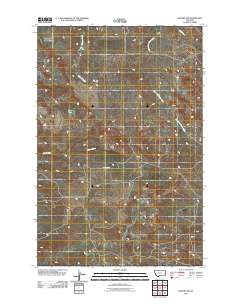 Hodges SW 2011 topographic map thumbnail