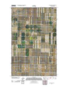 Hogeland SE 2011 topographic map thumbnail
