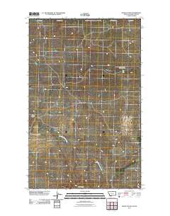 Irvins Coulee 2011 topographic map thumbnail