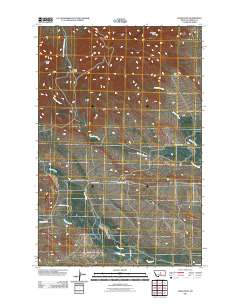 Lewis Peak 2011 topographic map thumbnail
