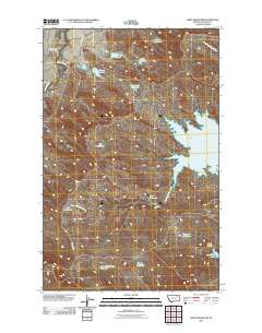 Lewis Reservoir 2011 topographic map thumbnail