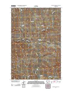 Kincheloe Ranch 2011 topographic map thumbnail