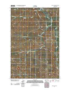 Ismay South 2011 topographic map thumbnail