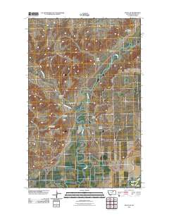 Malta NE 2011 topographic map thumbnail