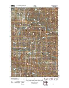 Hagen Gap 2011 topographic map thumbnail