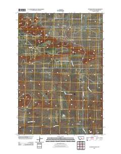 Hickson Ranch 2011 topographic map thumbnail