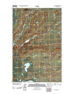 Goose Lake 2011 topographic map thumbnail