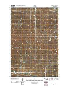 Mildred NE 2011 topographic map thumbnail
