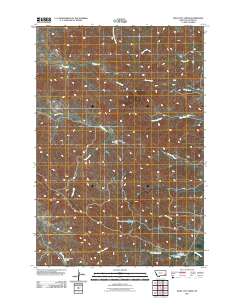 Miles City Creek 2011 topographic map thumbnail