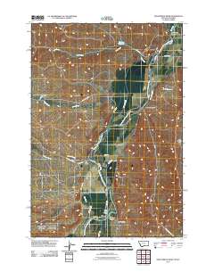 Hollenbeck Draw 2011 topographic map thumbnail