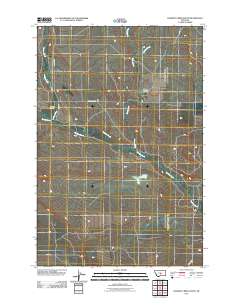 Halbert Creek South 2011 topographic map thumbnail