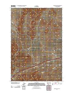 Negro Hollow 2011 topographic map thumbnail