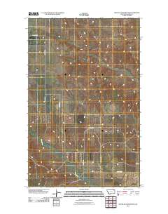 South of Four Buttes 2011 topographic map thumbnail