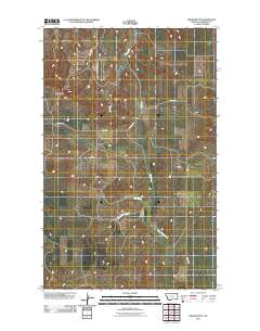 Kisler Butte 2011 topographic map thumbnail