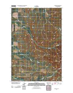 Moore SW 2011 topographic map thumbnail