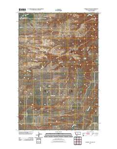 Leiberg Coulee 2011 topographic map thumbnail