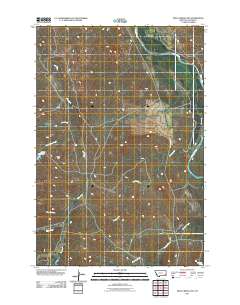Mills Creek East 2011 topographic map thumbnail