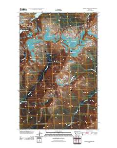 Mount Jackson 2011 topographic map thumbnail