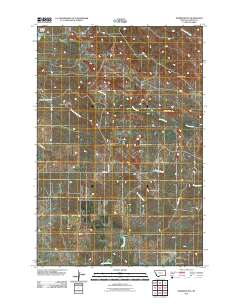 Morris Butte 2011 topographic map thumbnail