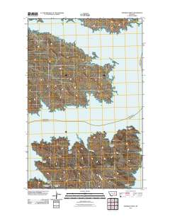 Peterson Point 2011 topographic map thumbnail