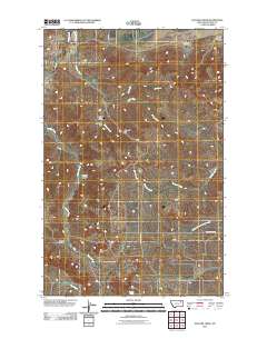 Pasture Creek 2011 topographic map thumbnail