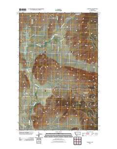 Niarada 2011 topographic map thumbnail