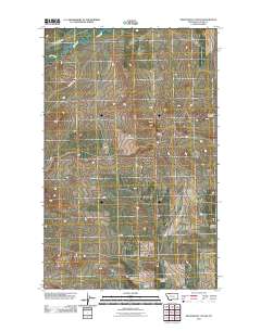 Nightshoot Coulee 2011 topographic map thumbnail