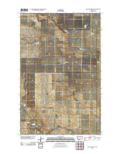 Lake Thibadeau 2011 topographic map thumbnail