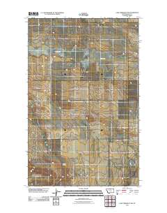 Lake Thibadeau SW 2011 topographic map thumbnail