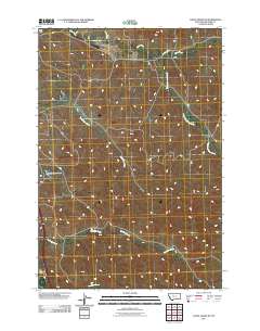 Lodge Grass NE 2011 topographic map thumbnail