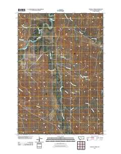 Monday Creek 2011 topographic map thumbnail