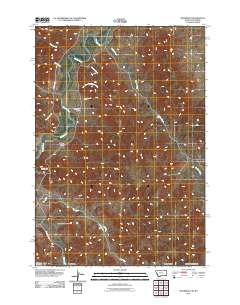 Moorhead 2011 topographic map thumbnail