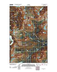 Logan Pass 2011 topographic map thumbnail