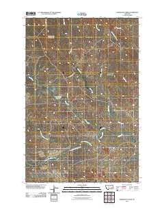 Morehouse Creek 2011 topographic map thumbnail