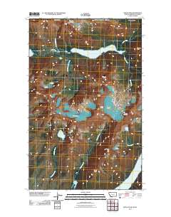 Kintla Peak 2011 topographic map thumbnail