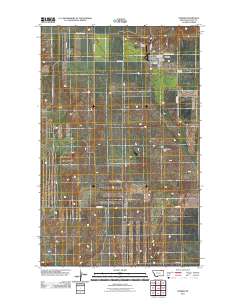 Opheim 2011 topographic map thumbnail