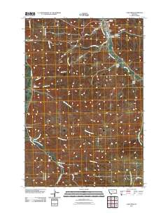 Lame Deer 2011 topographic map thumbnail