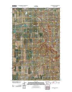 Landslide Butte 2011 topographic map thumbnail