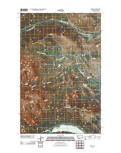 Kiowa 2011 topographic map thumbnail