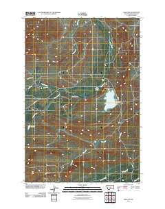Lebo Lake 2011 topographic map thumbnail