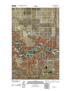 Ledger NW 2011 topographic map thumbnail