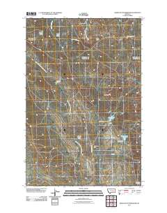 Needle Butte Reservoir 2011 topographic map thumbnail