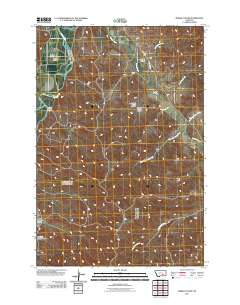 Marsh Coulee 2011 topographic map thumbnail