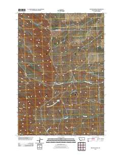 Prante Ranch 2011 topographic map thumbnail