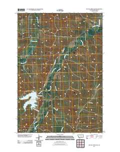 Willow Creek Dam 2011 topographic map thumbnail