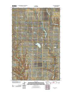 Tule Lake 2011 topographic map thumbnail