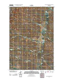Witcher Reservoir 2011 topographic map thumbnail