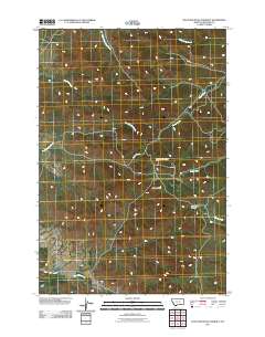 Wolf Mountain Lookout 2011 topographic map thumbnail
