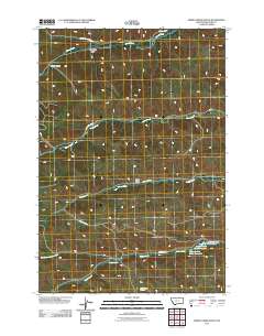 Spring Creek Ranch 2011 topographic map thumbnail